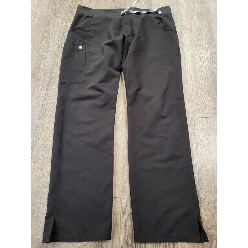 FIGS Technical Collection Kade Cargo Scrub Pants Womens XLT Black Tall